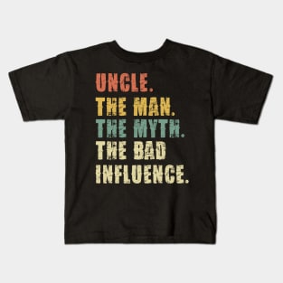 uncle ,The Man, The Myth, The Legend - Funny Kids T-Shirt